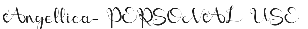 Angellica- PERSONAL USE.ttf字体下载