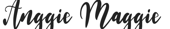 Anggie Maggie.ttf字体下载