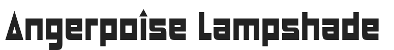 Angerpoise Lampshade.ttf字体下载