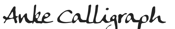 Anke Calligraph.ttf字体下载