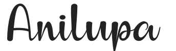Anilupa.otf字体下载