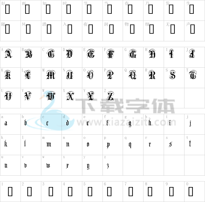Anglo Text.ttf字体下载