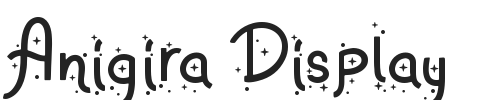 Anigira Display.ttf字体下载