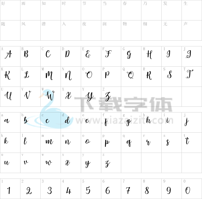 Angola Script.otf字体下载