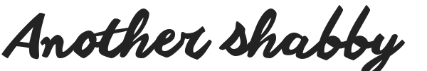 Another shabby.ttf字体下载