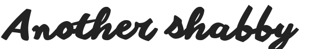Another shabby.ttf字体下载