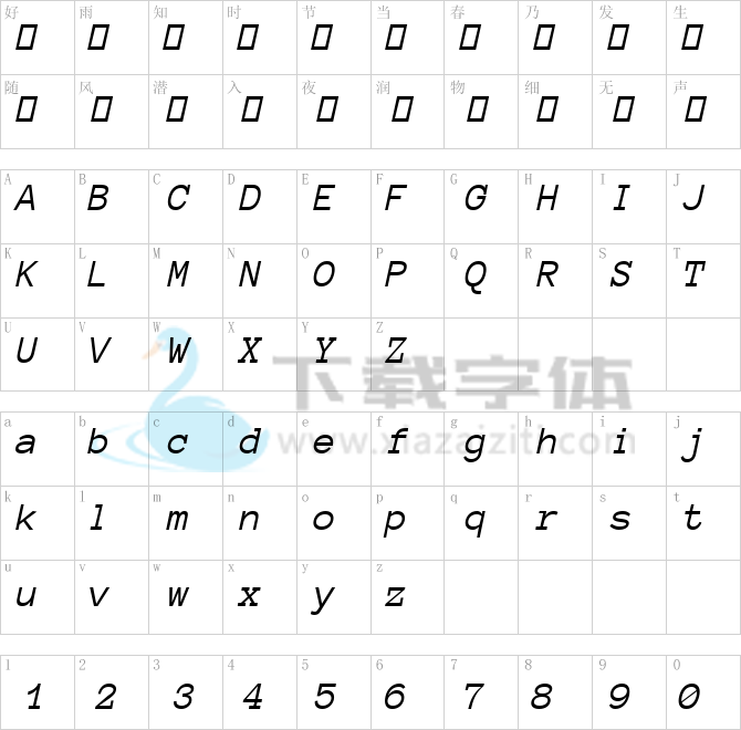 Anonymous Pro.ttf字体下载