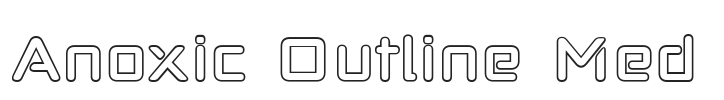 Anoxic Outline Med.ttf字体下载