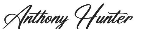 Anthony Hunter.otf字体下载