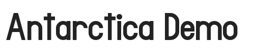 Antarctica Demo.ttf字体下载