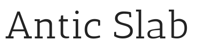 Antic Slab.ttf字体下载