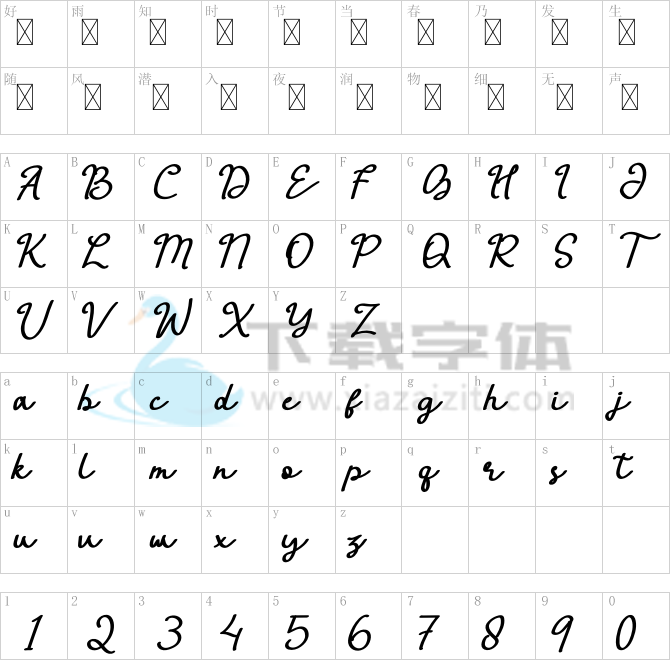 Antha LigatureSwash.otf字体下载