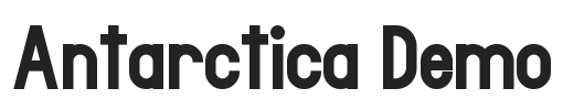 Antarctica Demo.ttf字体下载