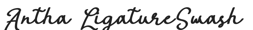 Antha LigatureSwash.otf字体下载