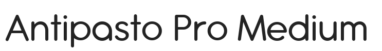 Antipasto Pro Medium.ttf字体下载