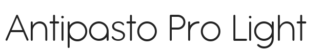 Antipasto Pro Light.ttf字体下载