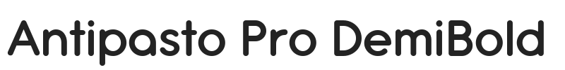 Antipasto Pro DemiBold.ttf字体下载