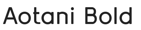 Aotani Bold.ttf字体下载