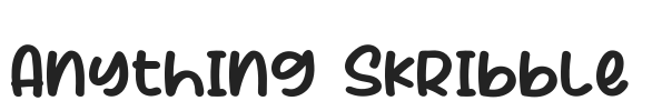 Anything Skribble.ttf字体下载