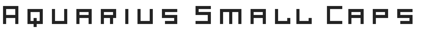 Aquarius Small Caps.ttf字体下载
