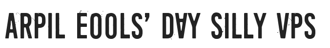 April Fools' Day Silly vrs.ttf字体下载
