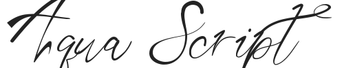 Aqua Script.otf字体下载