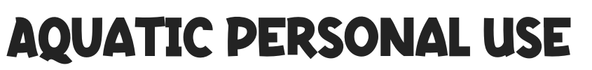 Aquatic Personal Use.otf字体下载