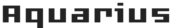 Aquarius.otf字体下载