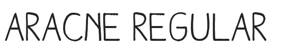 Aracne Regular.ttf字体下载