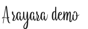 Arayara demo.ttf字体下载