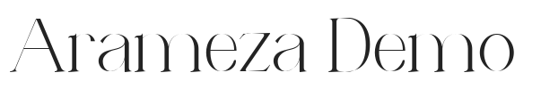 Arameza Demo.ttf字体下载