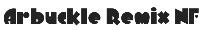 Arbuckle Remix NF.otf字体下载