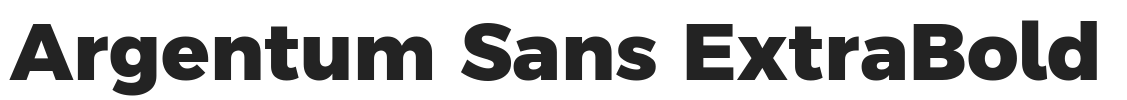 Argentum Sans ExtraBold.ttf字体下载