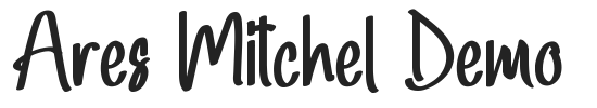 Ares Mitchel Demo.ttf字体下载