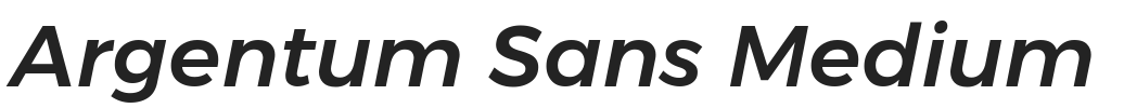 Argentum Sans Medium.ttf字体下载