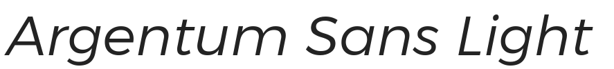 Argentum Sans Light.ttf字体下载