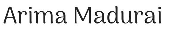 Arima Madurai.ttf字体下载