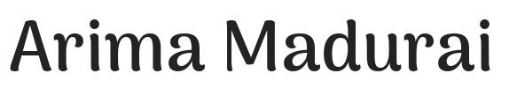 Arima Madurai.ttf字体下载