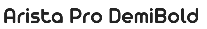 Arista Pro DemiBold.ttf字体下载