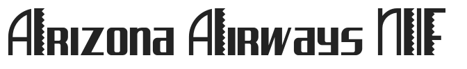 Arizona Airways NF.otf字体下载