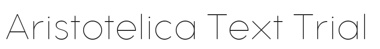 Aristotelica Text Trial.ttf字体下载