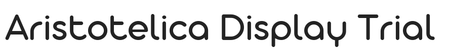 Aristotelica Display Trial.ttf字体下载