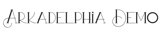 Arkadelphia Demo.ttf字体下载