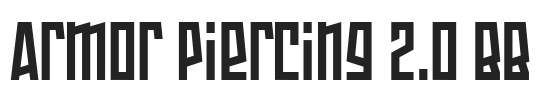 Armor Piercing 2.0 BB.ttf字体下载