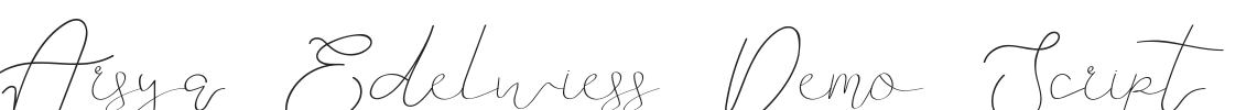 Arsya Edelwiess Demo Script.ttf字体下载