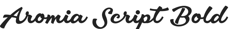 Aromia Script Bold.otf字体下载