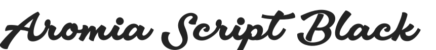 Aromia Script Black.otf字体下载