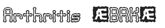 Arthritis (BRK).ttf字体下载