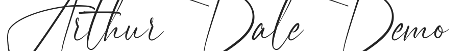 Arthur Dale Demo.ttf字体下载