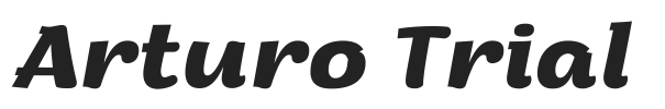 Arturo Trial.ttf字体下载